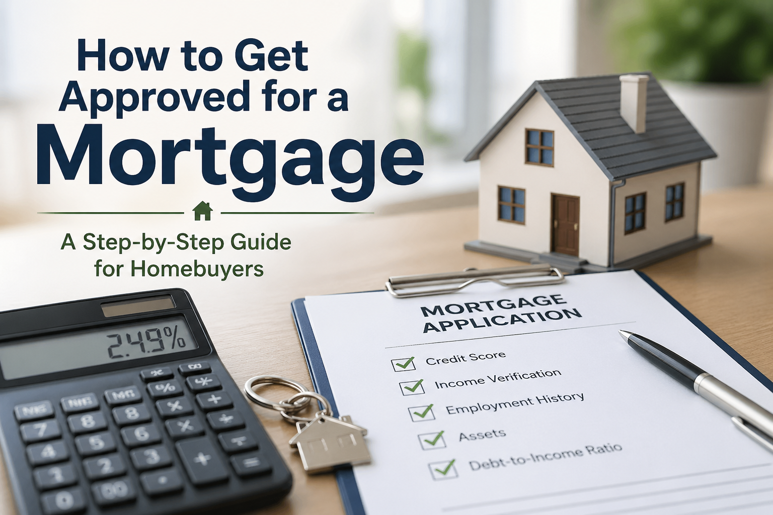 How to get approved for a Mortgage: A Step-by-Step Guide